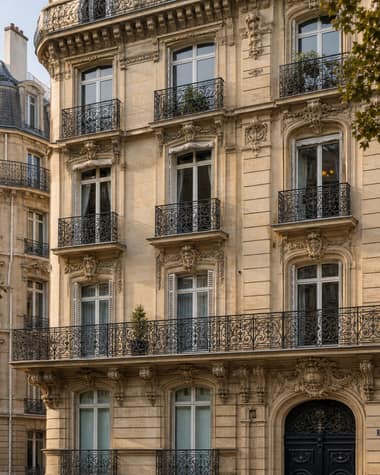 An apartment on a Paris avenue