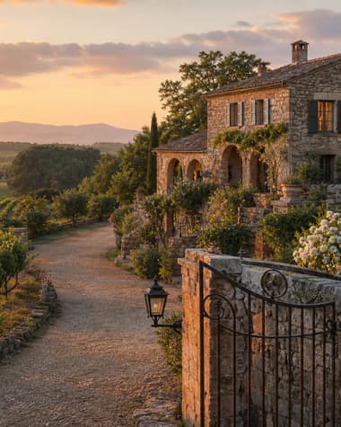 A farmhouse in the Val d'Orcia