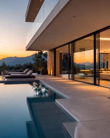 A villa above Marbella